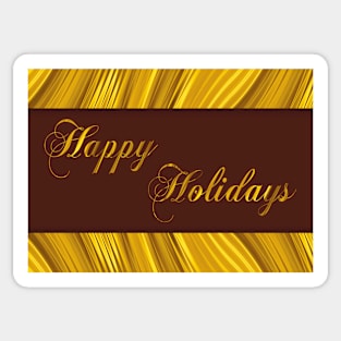 Happy Holidays-Elegant Sticker